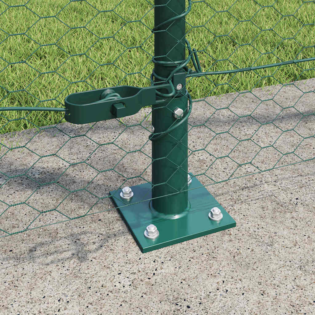 Welded Wire Fence with Concrete Base 25 x 1.4 m (W x H)