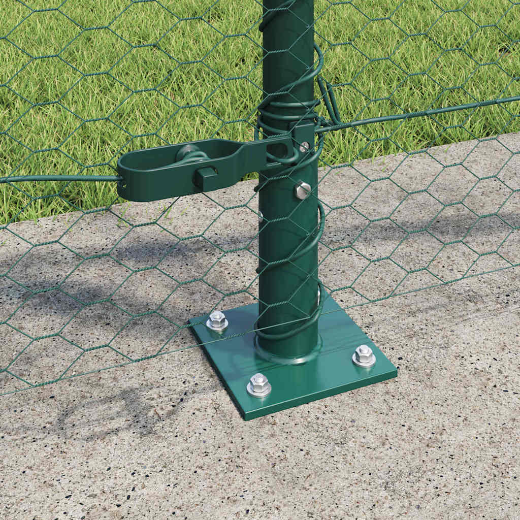 Welded Wire Fence with Concrete Base 50 x 0.8 m (W x H)