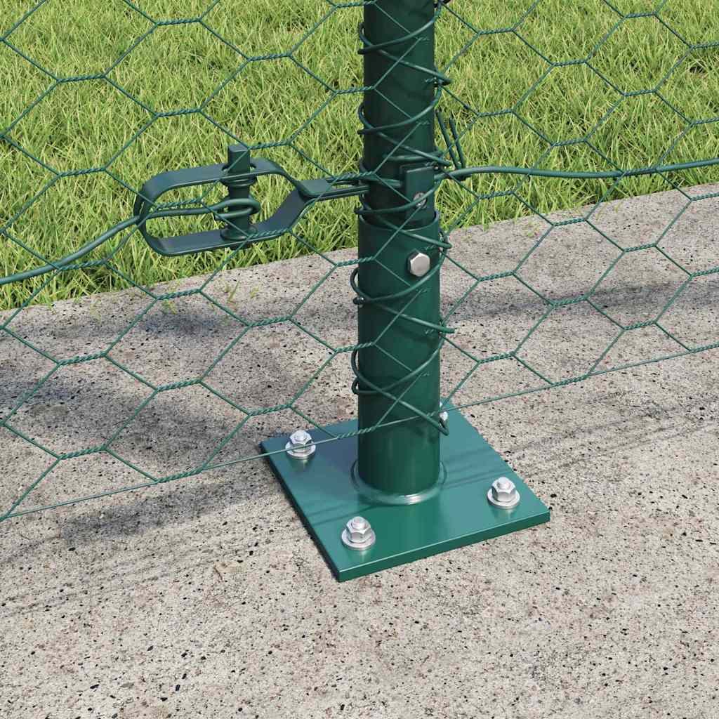 Welded Wire Fence with Concrete Base 50 x 1.2 m (W x H)