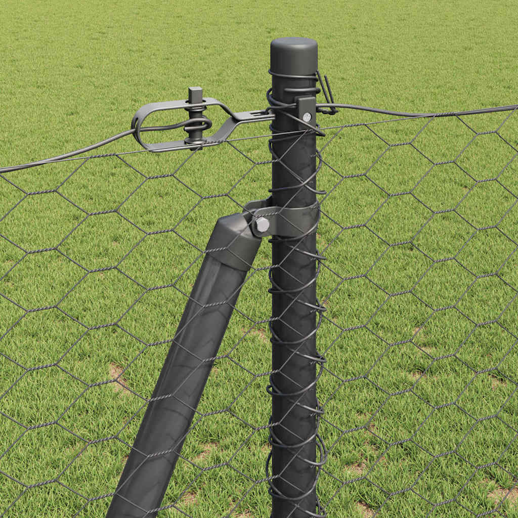 Welded Wire Fence with Concrete Base 50 x 1.4 m (W x H)