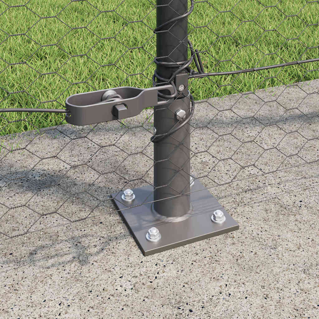 Welded Wire Fence with Concrete Base 100 x 1.6 m (W x H)