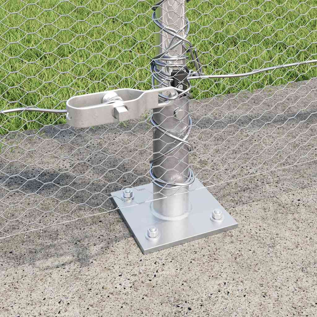Welded Wire Fence with Concrete Base 10 x 0.4 m (W x H)