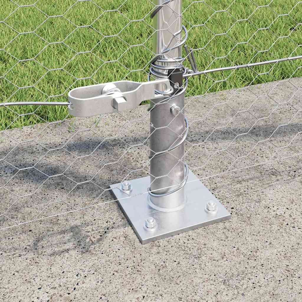 Welded Wire Fence with Concrete Base 10 x 1 m (W x H)