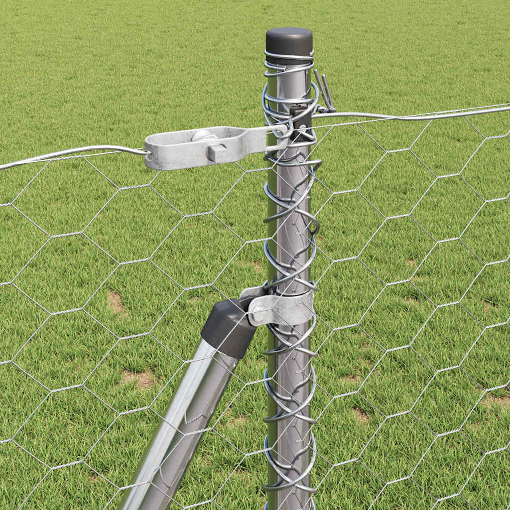 Welded Wire Fence with Concrete Base 10 x 1 m (W x H)