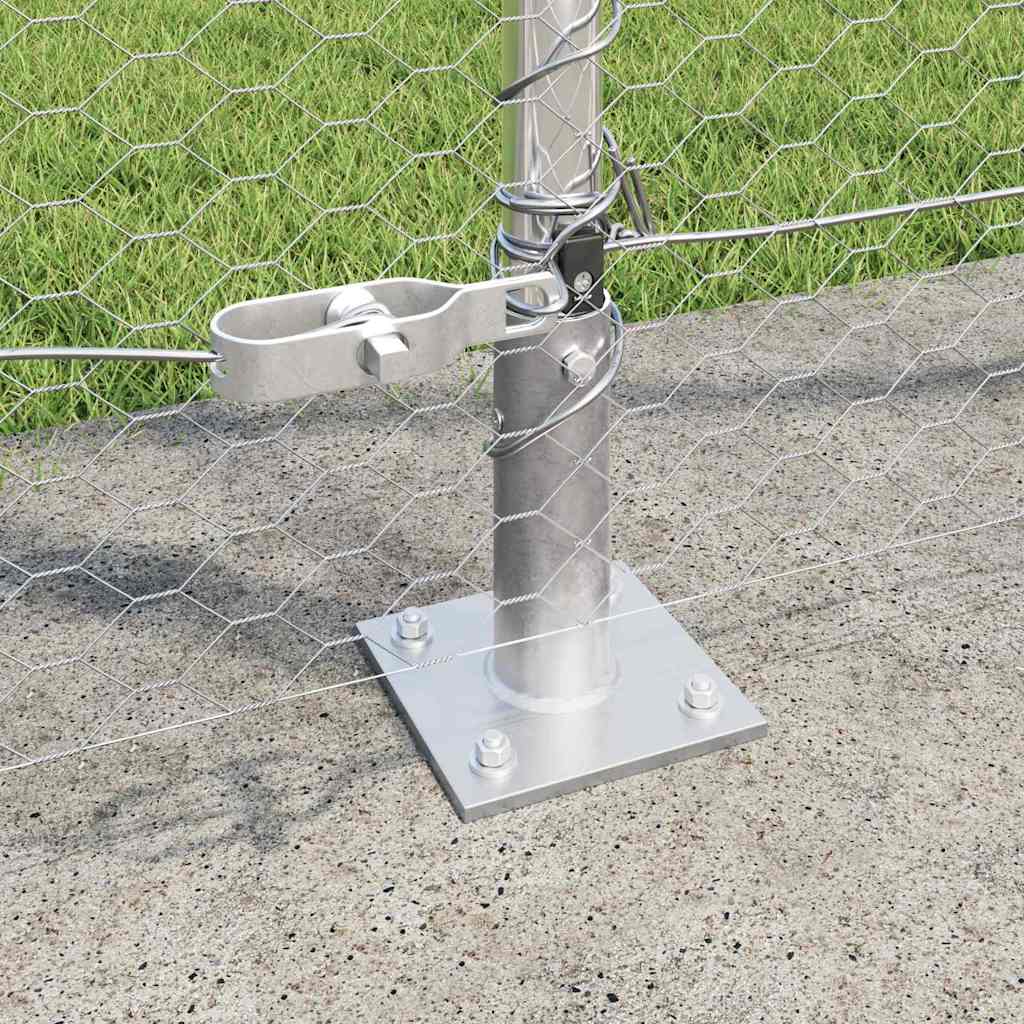 Welded Wire Fence with Concrete Base 10 x 1.4 m (W x H)