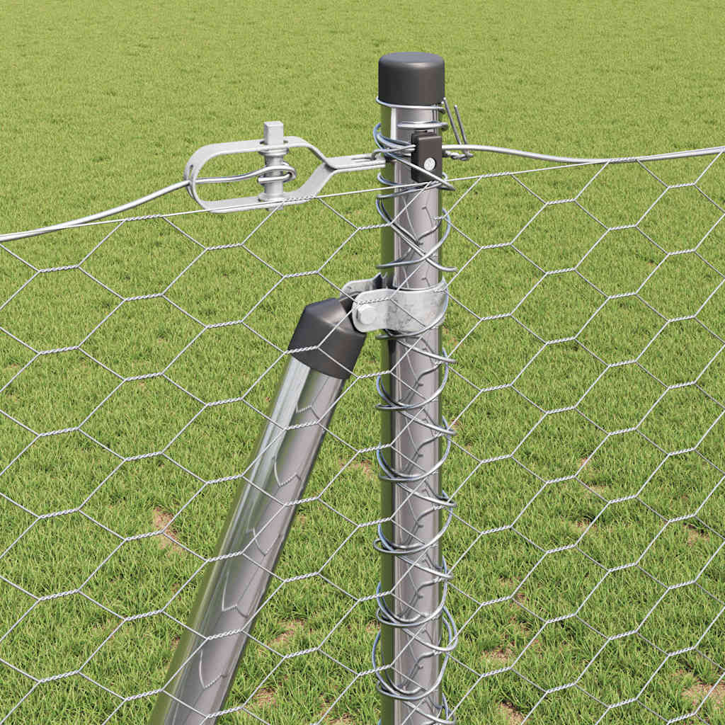 Welded Wire Fence with Concrete Base 25 x 1.2 m (W x H)