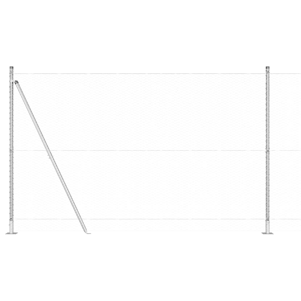 Welded Wire Fence with Concrete Base 25 x 1.4 m (W x H)
