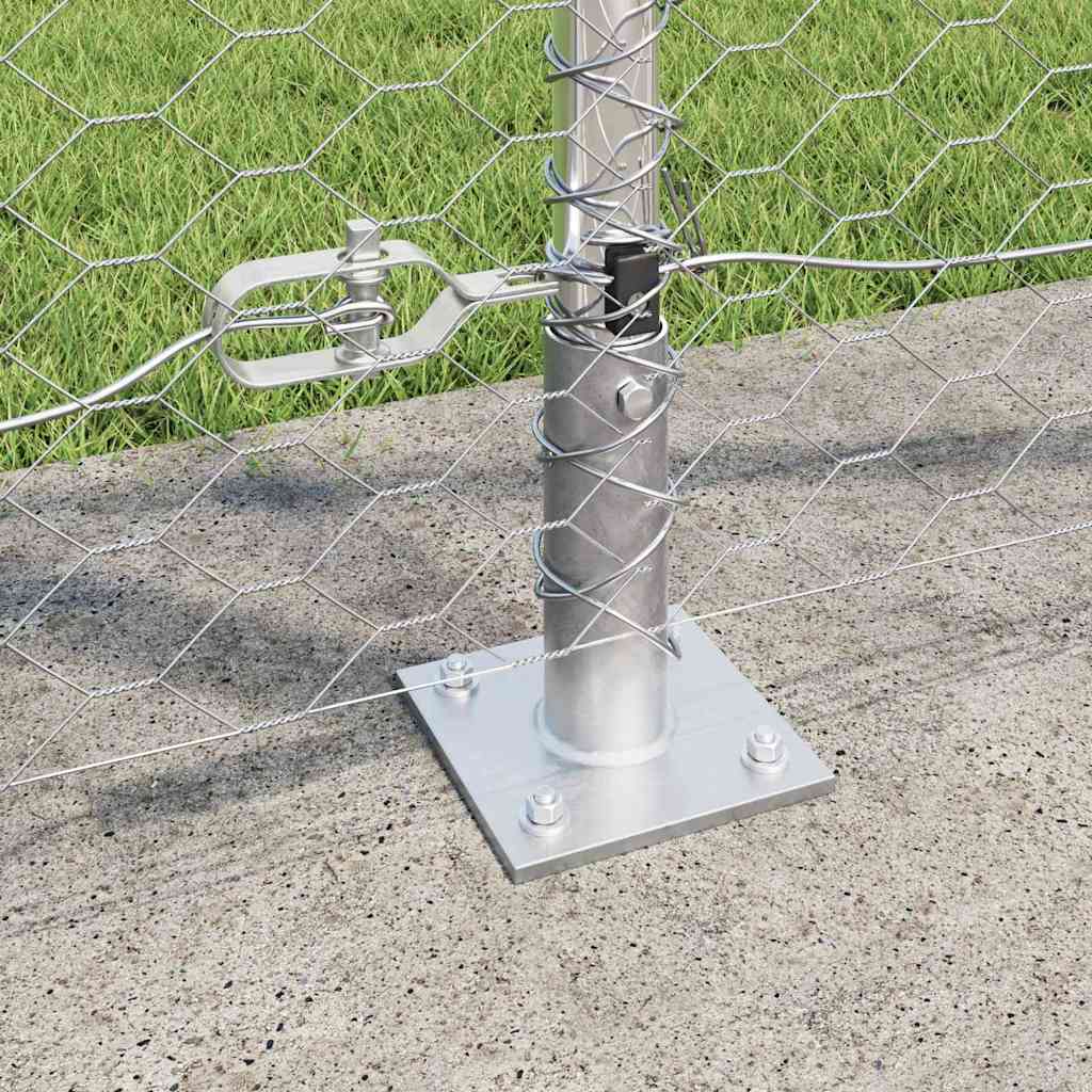 Welded Wire Fence with Concrete Base 50 x 1.2 m (W x H)