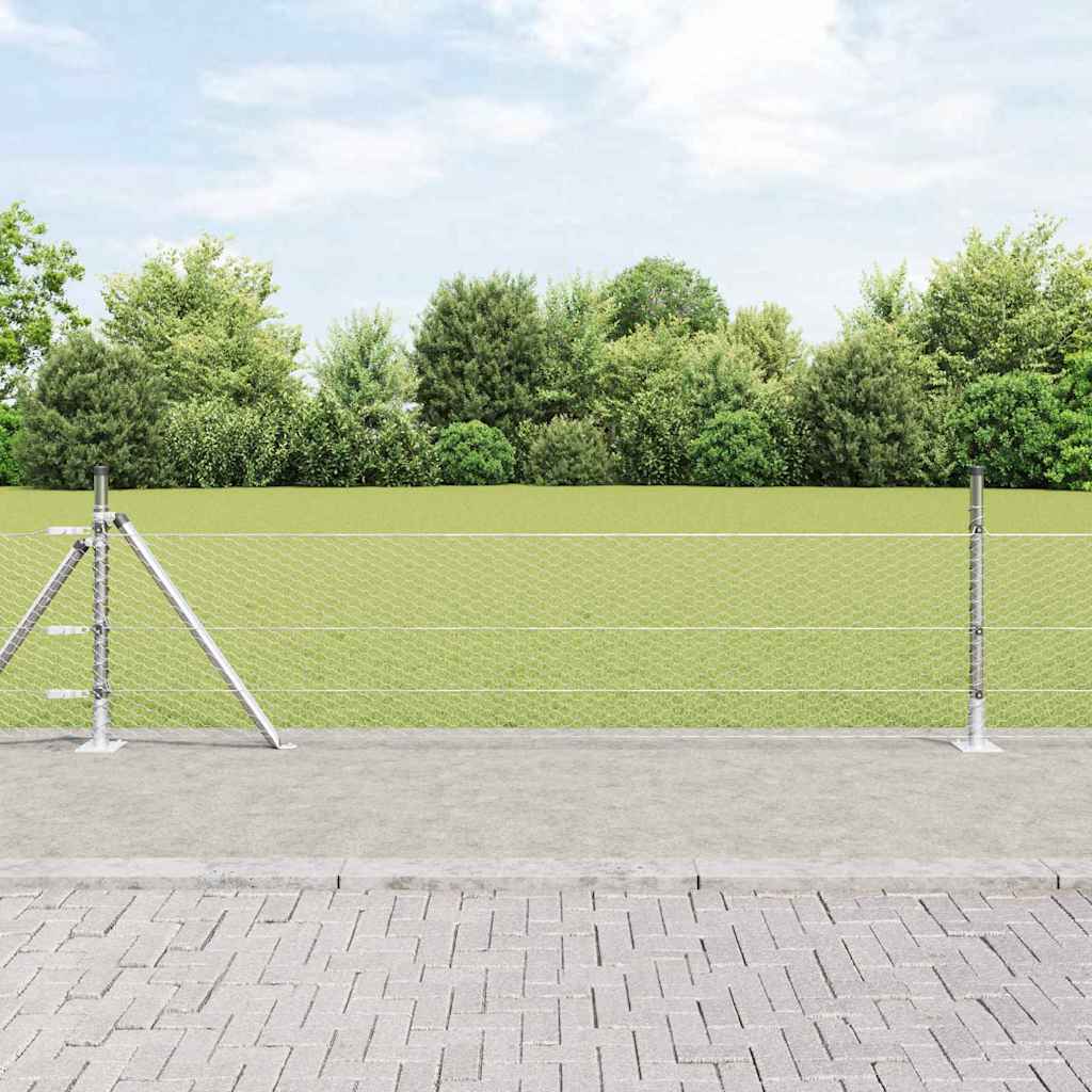 Welded Wire Fence with Concrete Base 100 x 0.4 m (W x H)