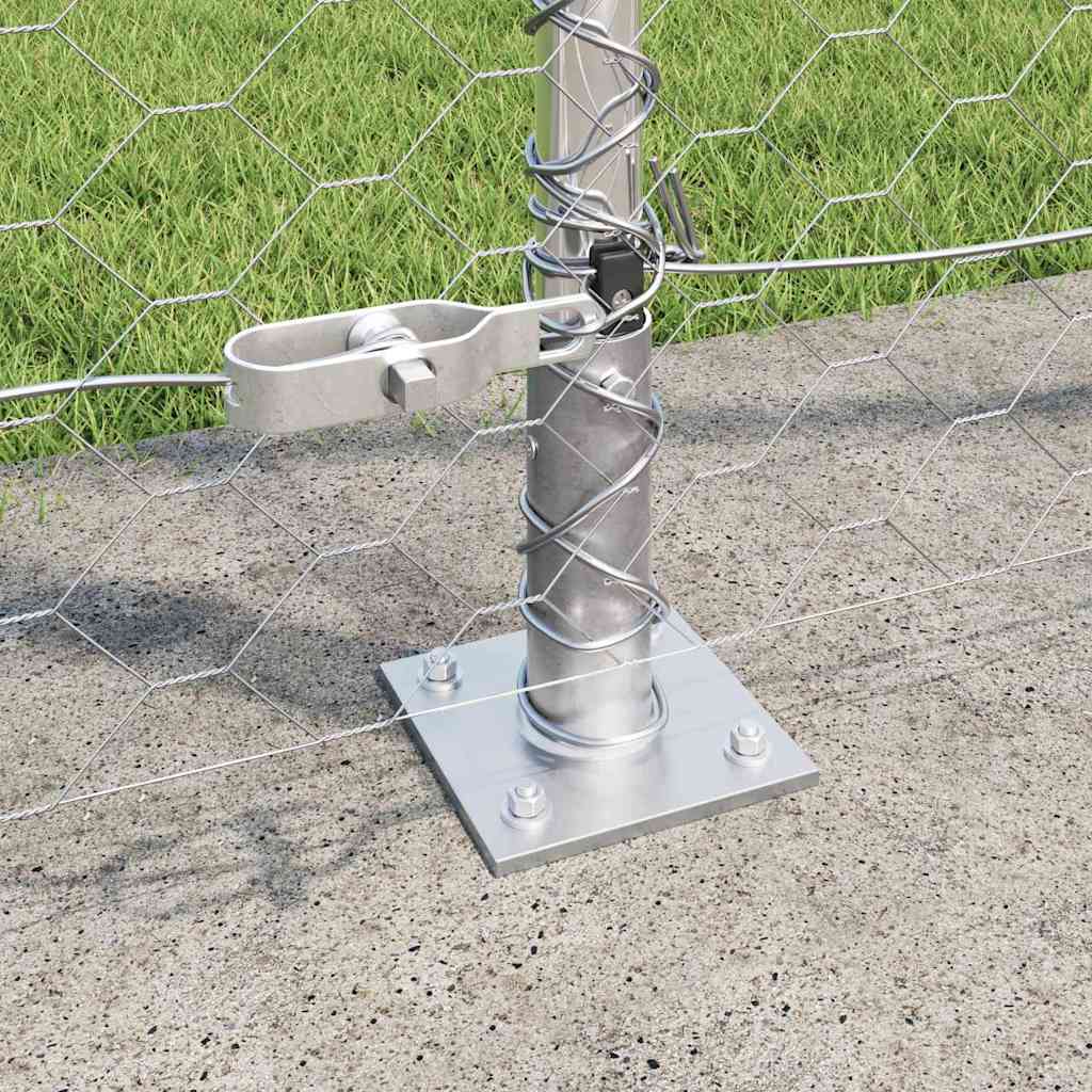 Welded Wire Fence with Concrete Base 100 x 1.4 m (W x H)