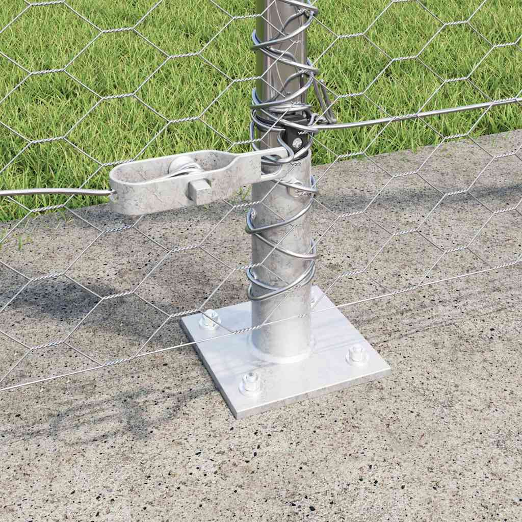 Welded Wire Fence with Concrete Base 100 x 1.5 m (W x H)