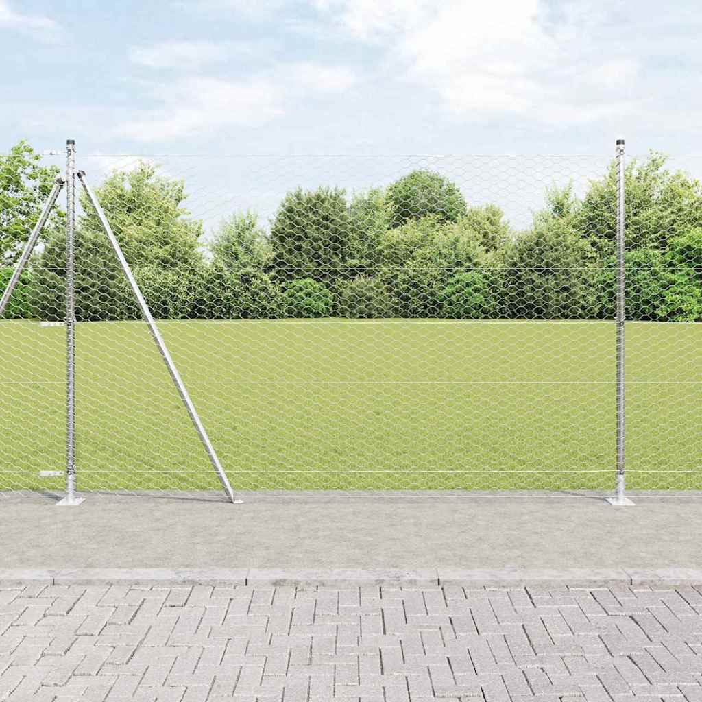 Welded Wire Fence with Concrete Base 100 x 1.6 m (W x H)
