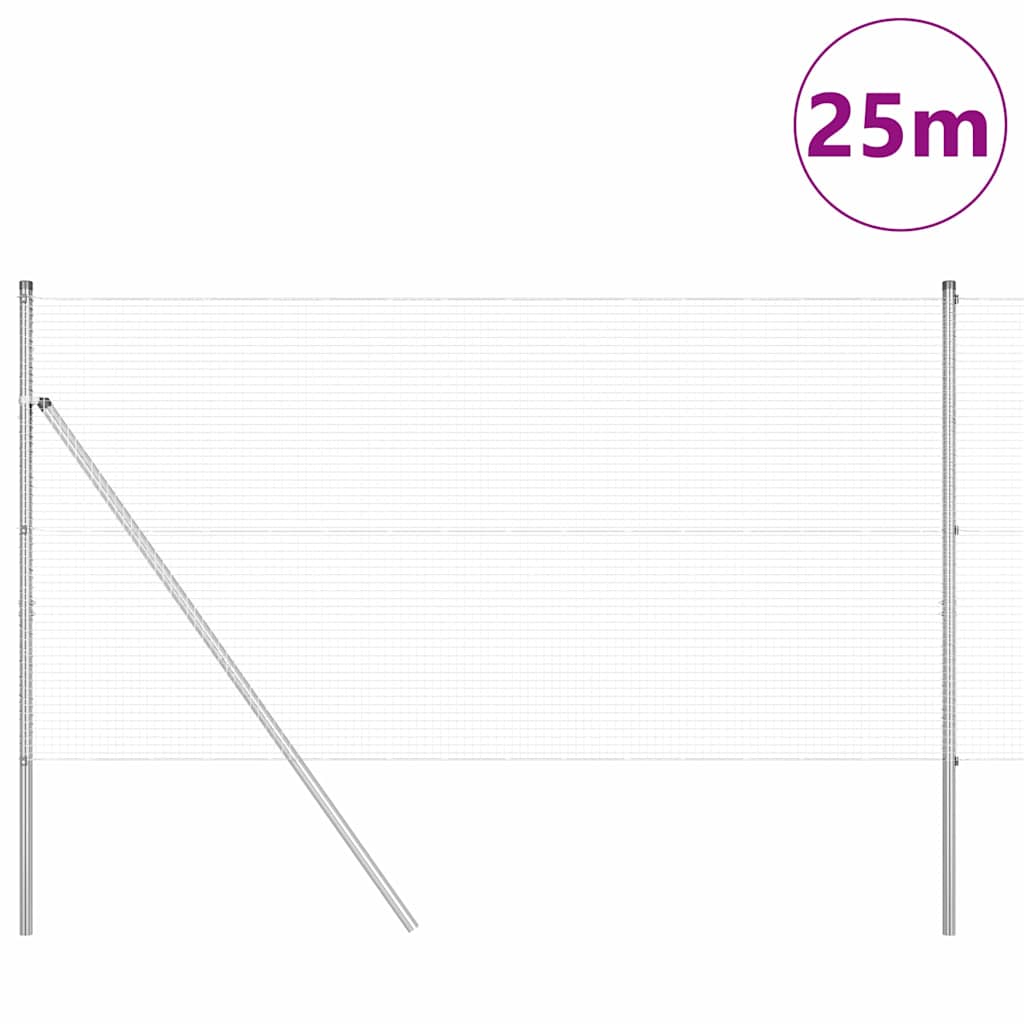 Ground Fix Welded Wire Fence 25 x 1 m (W x H)