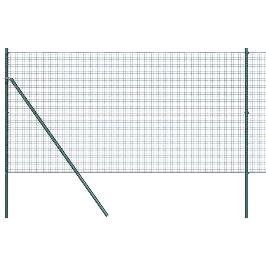Ground Fix Welded Wire Fence 25 x 1 m (W x H) PVC-Coated Steel