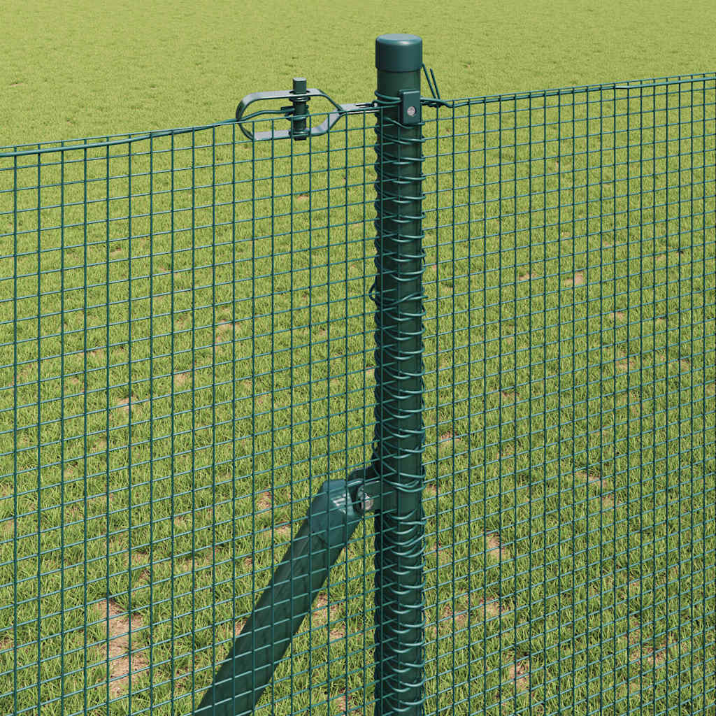Ground Fix Welded Wire Fence 50 x 1 m (W x H) PVC-Coated Steel