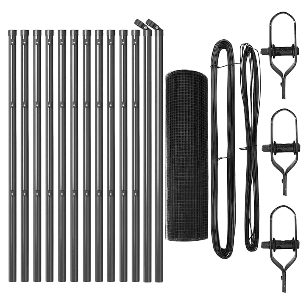 Ground Fix Welded Wire Fence 25 x 0.8 m (W x H)