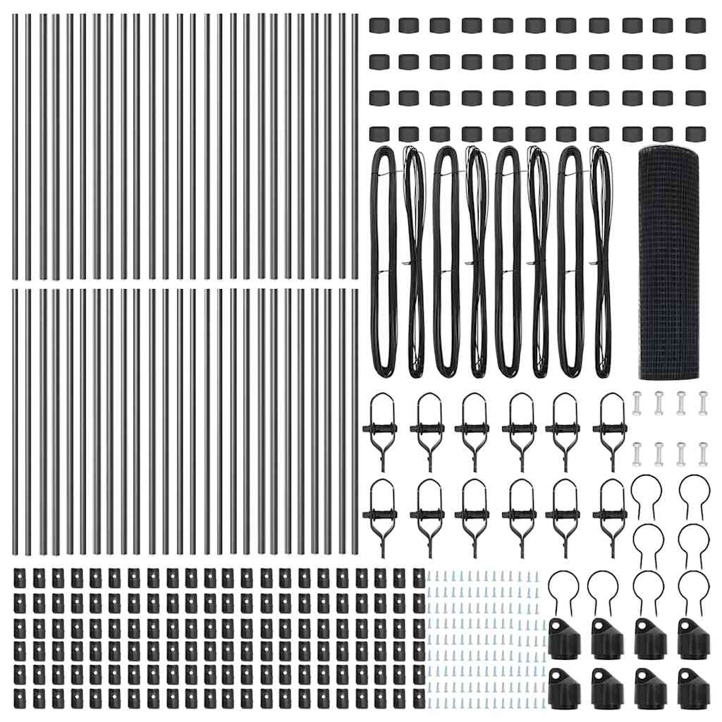 Ground Fix Welded Wire Fence 100 x 0.8 m (W x H)