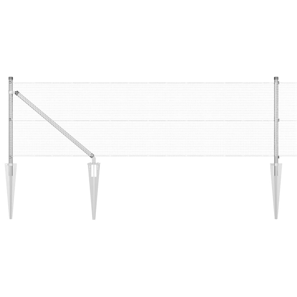 Welded Wire Fence with Spikes 10 x 0.6 m (W x H)