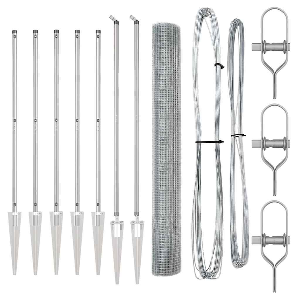 Welded Wire Fence with Spikes 10 x 1.2 m (W x H)