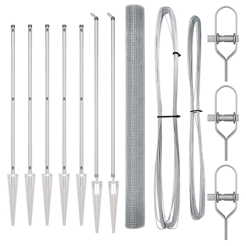Welded Wire Fence with Spikes 10 x 1.5 m (W x H)
