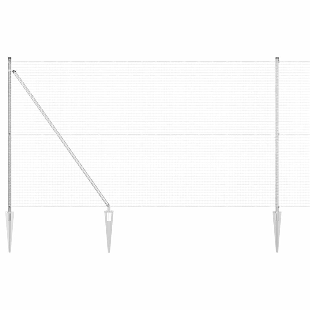 Welded Wire Fence with Spikes 25 x 1.6 m (W x H)