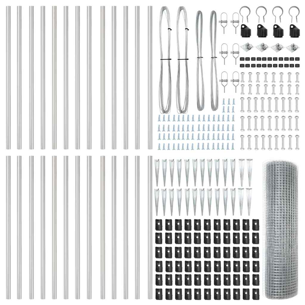 Welded Wire Fence with Spikes 50 x 0.5 m (W x H)