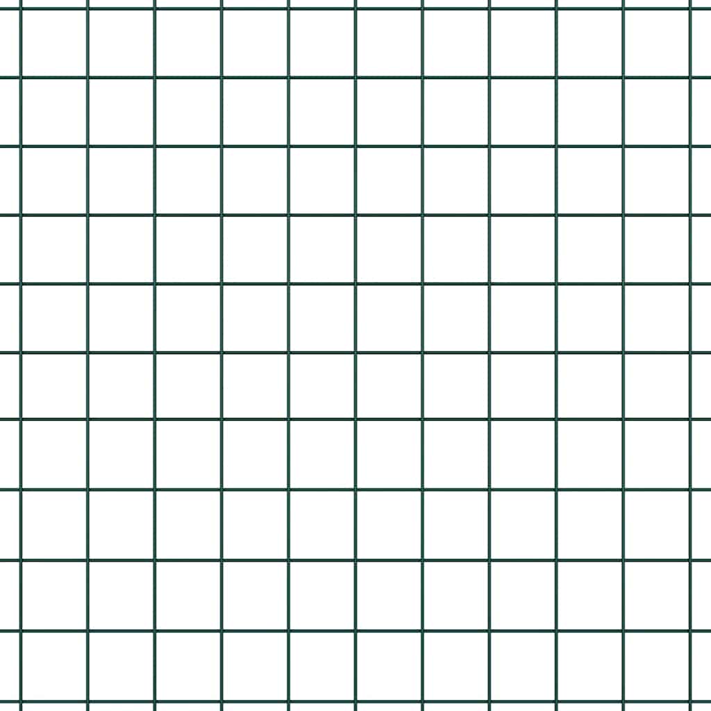 Welded Wire Fence with Spikes Steel Green Mesh