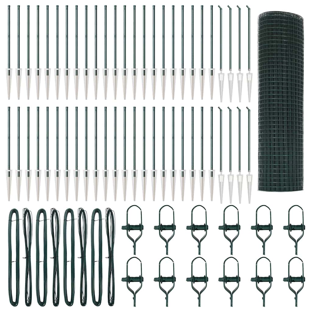 Welded Wire Fence with Spikes 100 x 0.6 m (W x H)
