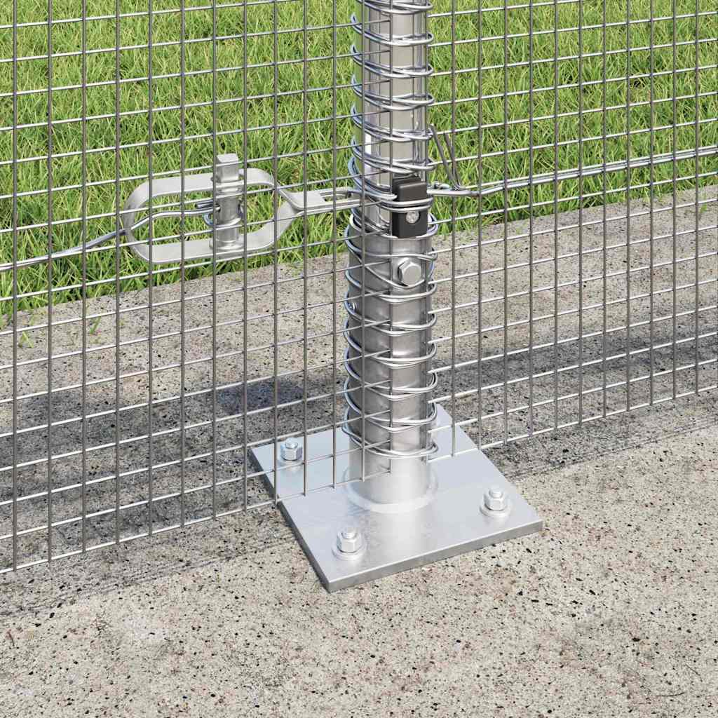 Welded Wire Fence with Concrete Base 10 x 0.5 m (W x H)