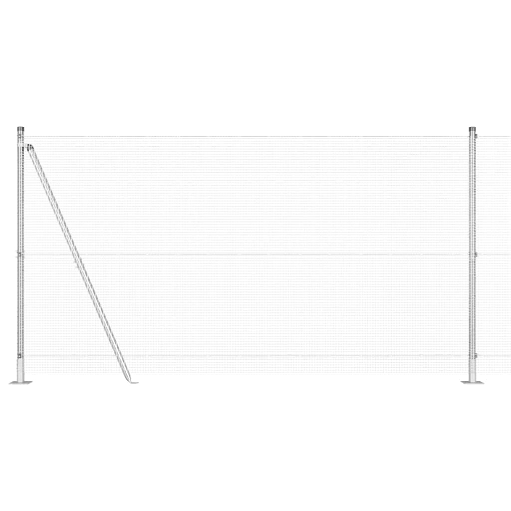 Welded Wire Fence with Concrete Base 10 x 1.2 m (W x H)