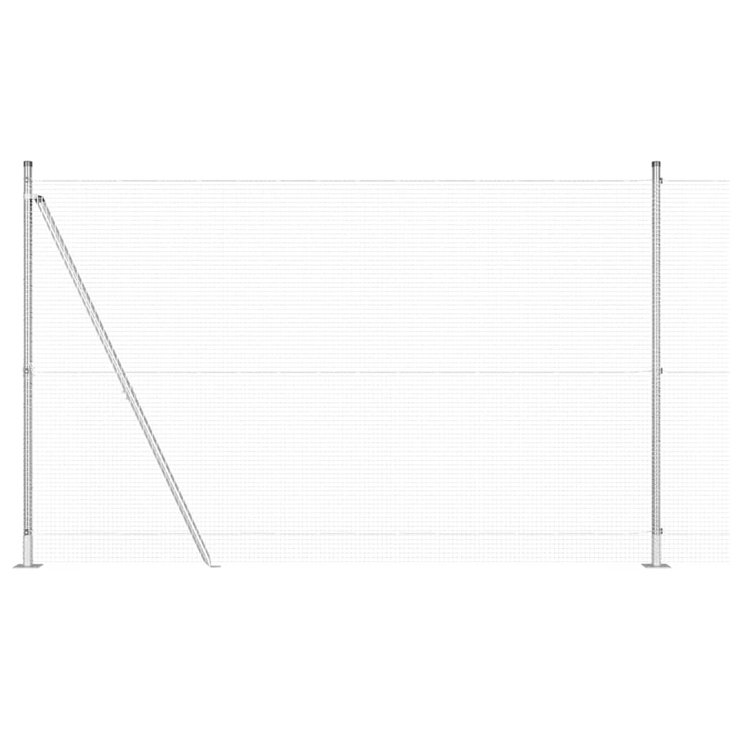 Welded Wire Fence with Concrete Base 10 x 1.4 m (W x H)