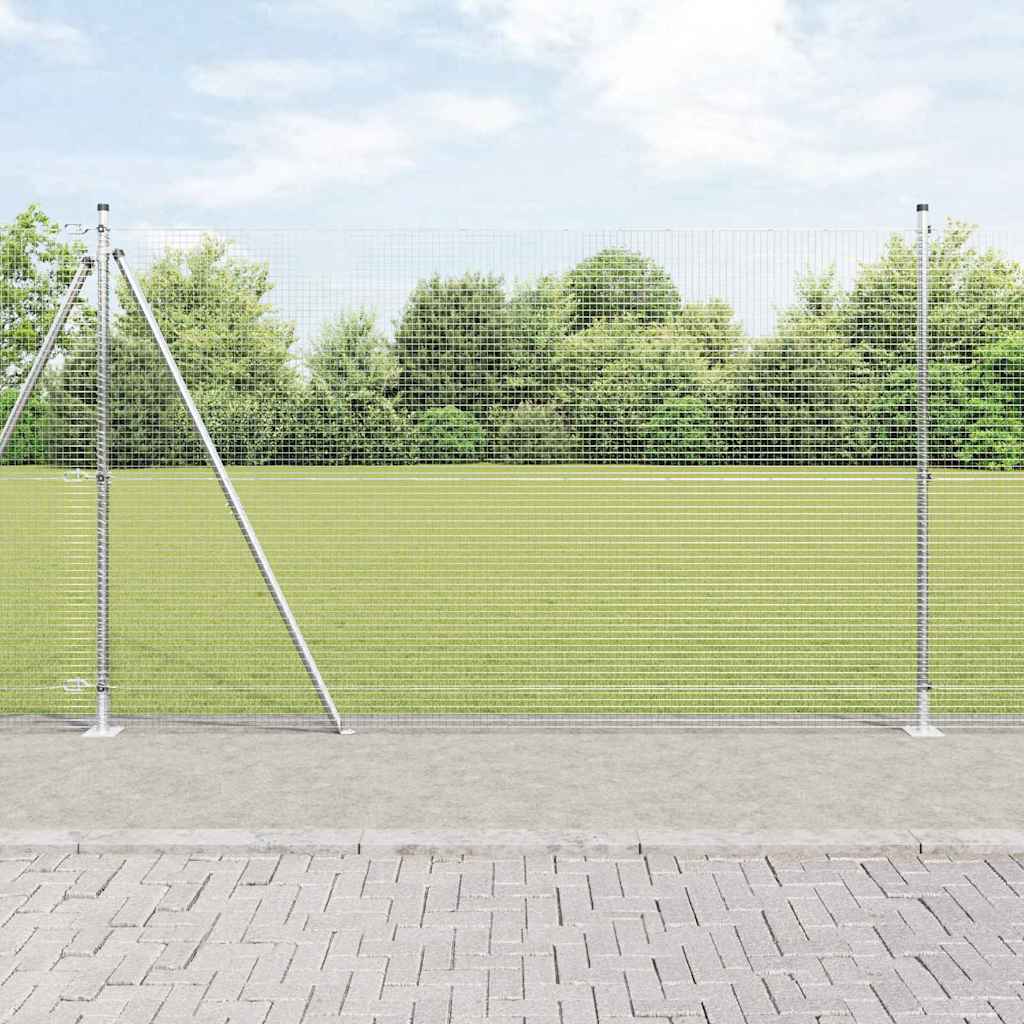 Welded Wire Fence with Concrete Base 10 x 1.5 m (W x H)