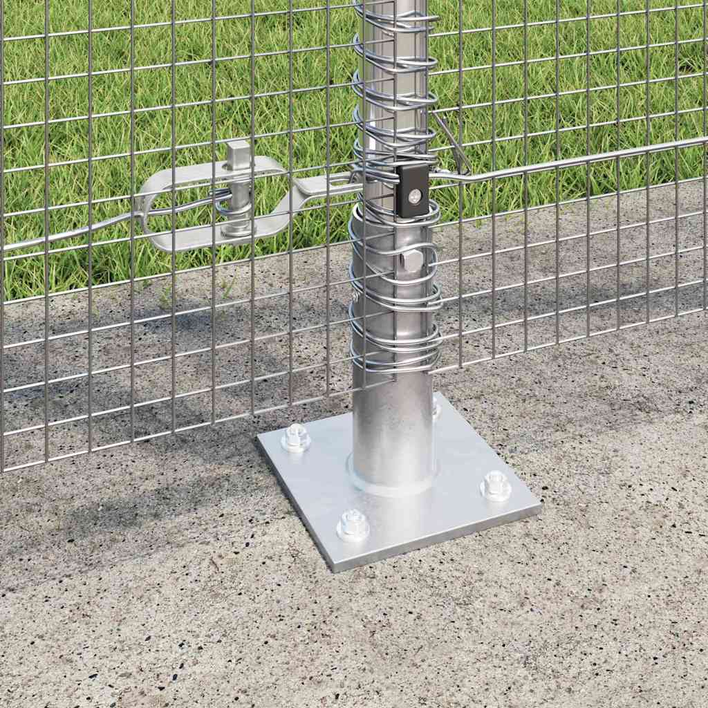 Welded Wire Fence with Concrete Base 25 x 1.2 m (W x H)