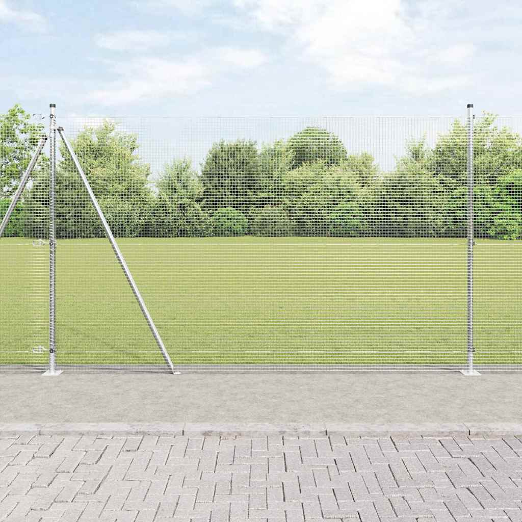 Welded Wire Fence with Concrete Base 25 x 1.4 m (W x H)