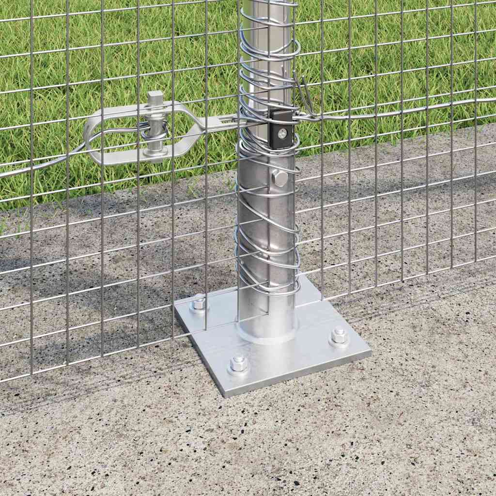 Welded Wire Fence with Concrete Base 25 x 1.5 m (W x H)