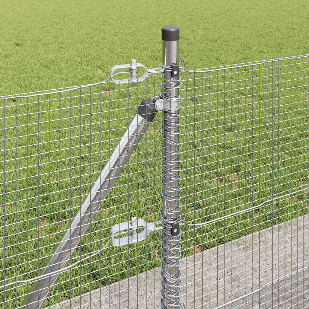 Welded Wire Fence with Concrete Base 50 x 0.4 m (W x H)