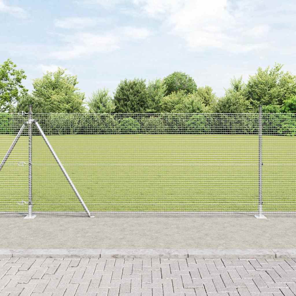 Welded Wire Fence with Concrete Base 100 x 1 m (W x H)