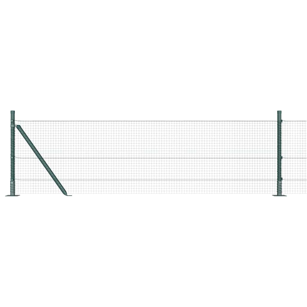 Welded Wire Fence with Concrete Base 10 x 0.5 m (W x H)