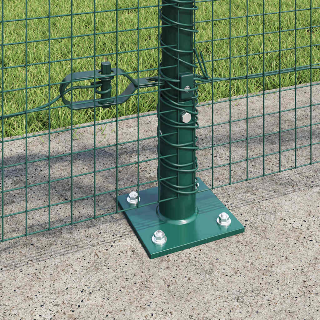 Welded Wire Fence with Concrete Base 10 x 1 m (W x H)