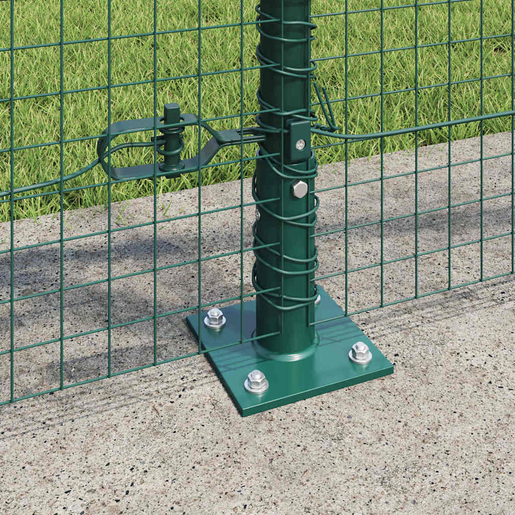 Welded Wire Fence with Concrete Base 10 x 1 m (W x H)