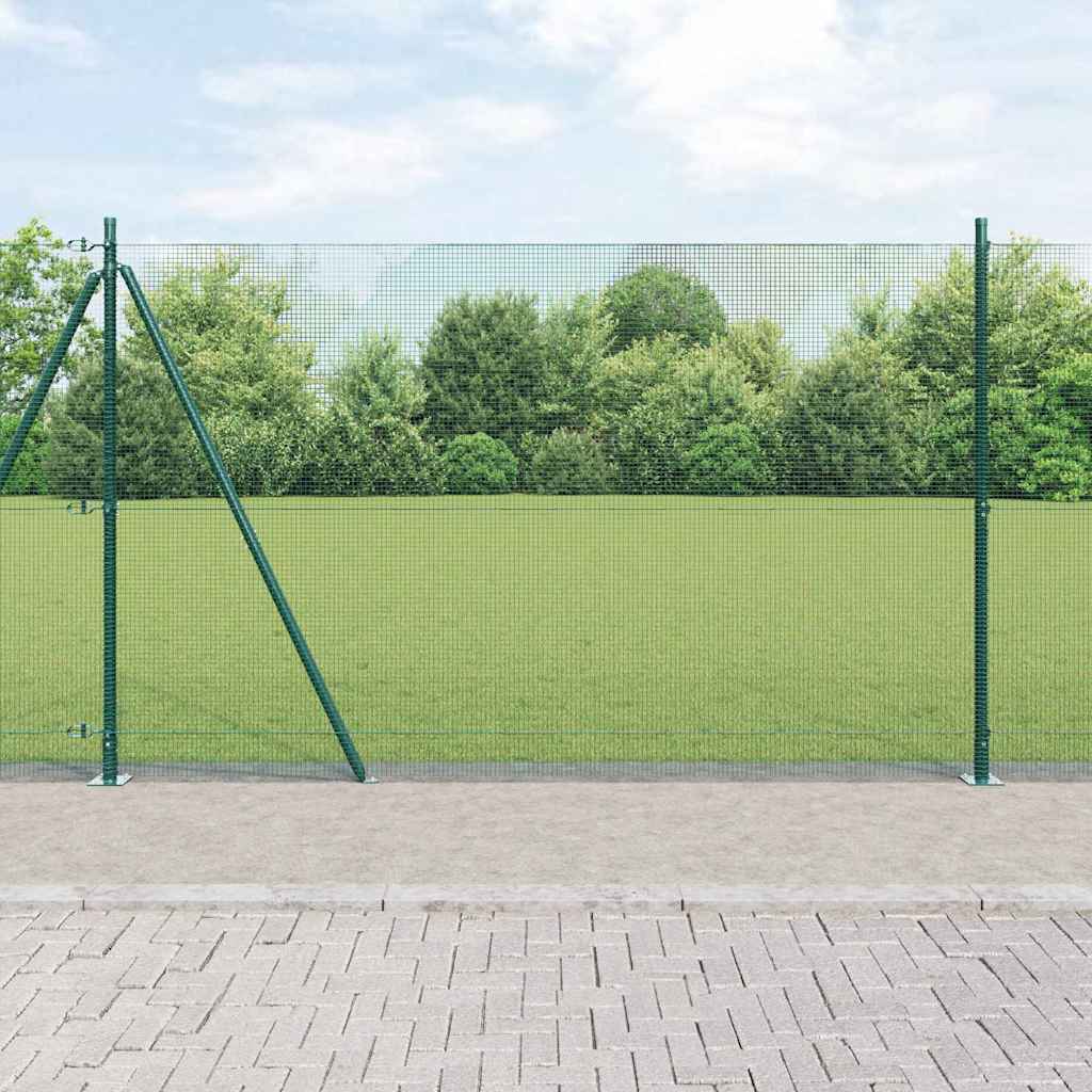 Welded Wire Fence with Concrete Base 10 x 1.4 m (W x H)