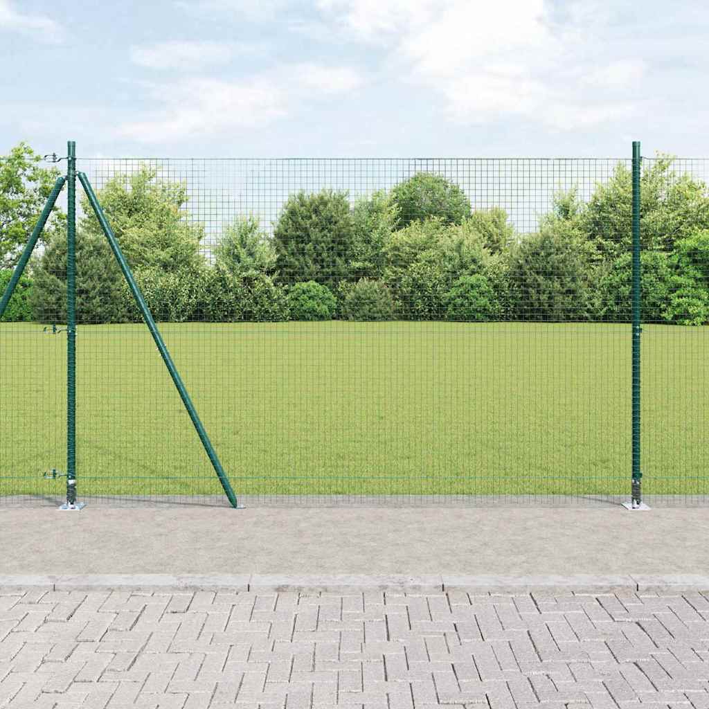 Welded Wire Fence with Concrete Base 10 x 1.4 m (W x H)