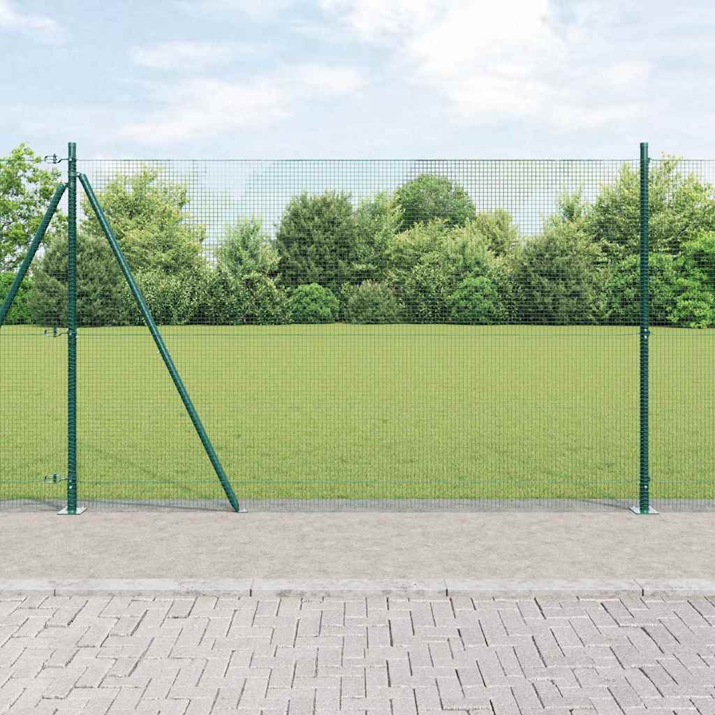 Welded Wire Fence with Concrete Base 10 x 1.6 m (W x H)