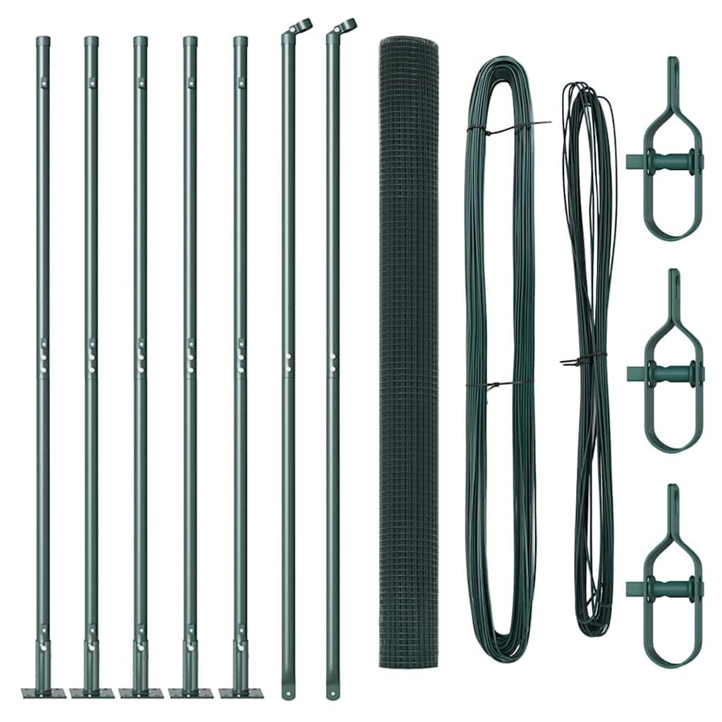 Welded Wire Fence with Concrete Base 10 x 1.6 m (W x H)