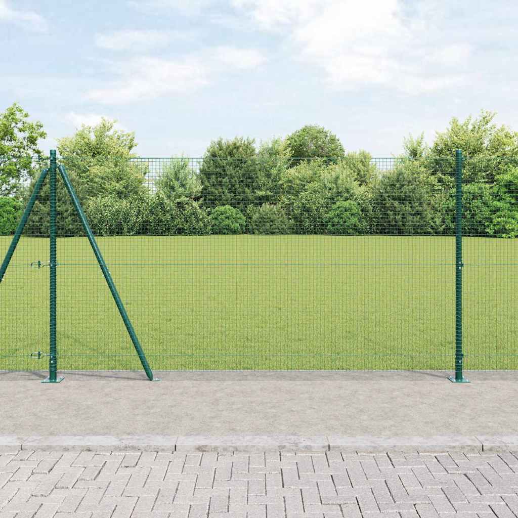 Welded Wire Fence with Concrete Base 25 x 1.2 m (W x H)