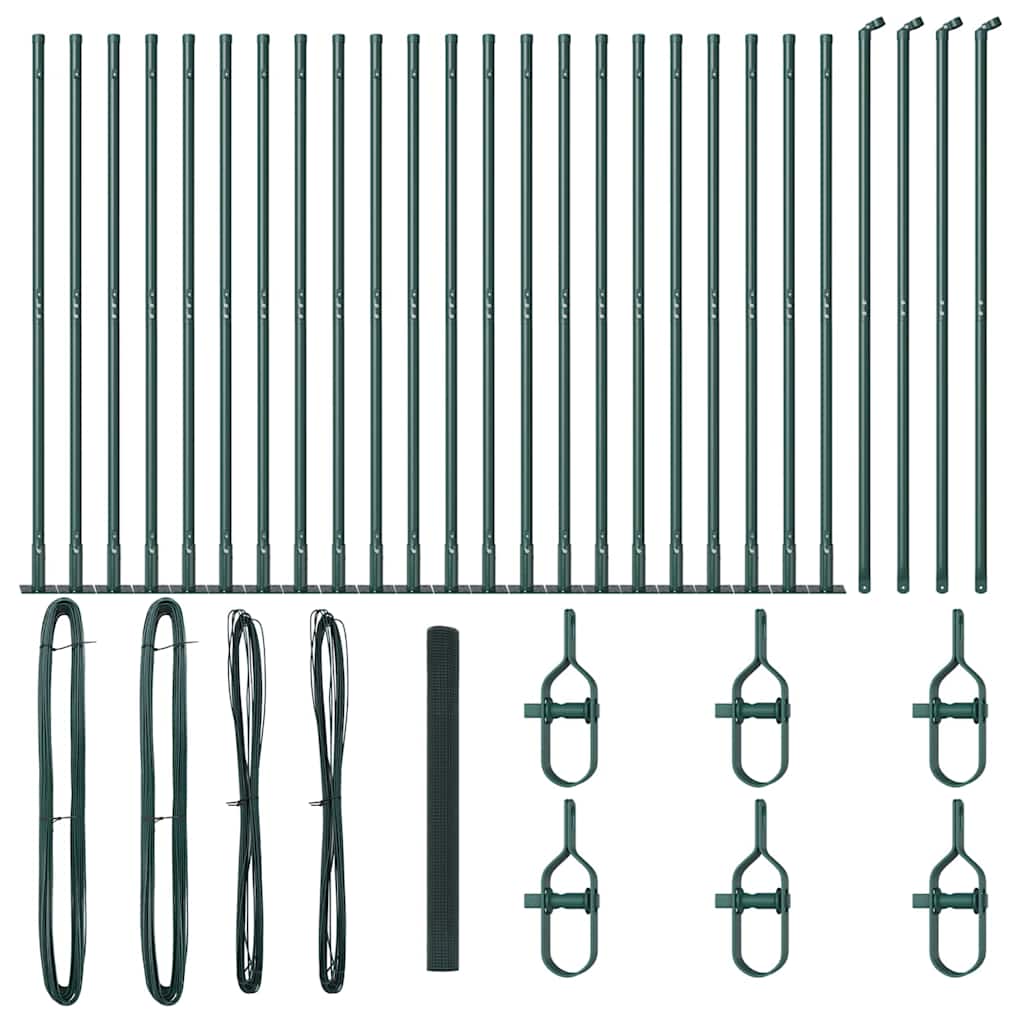 Welded Wire Fence with Concrete Base 50 x 1.4 m (W x H)