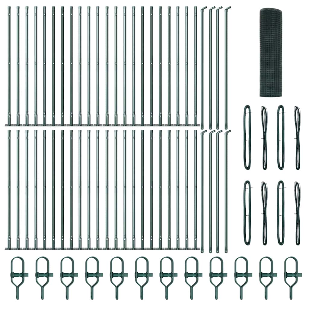 Welded Wire Fence with Concrete Base 100 x 0.4 m (W x H)