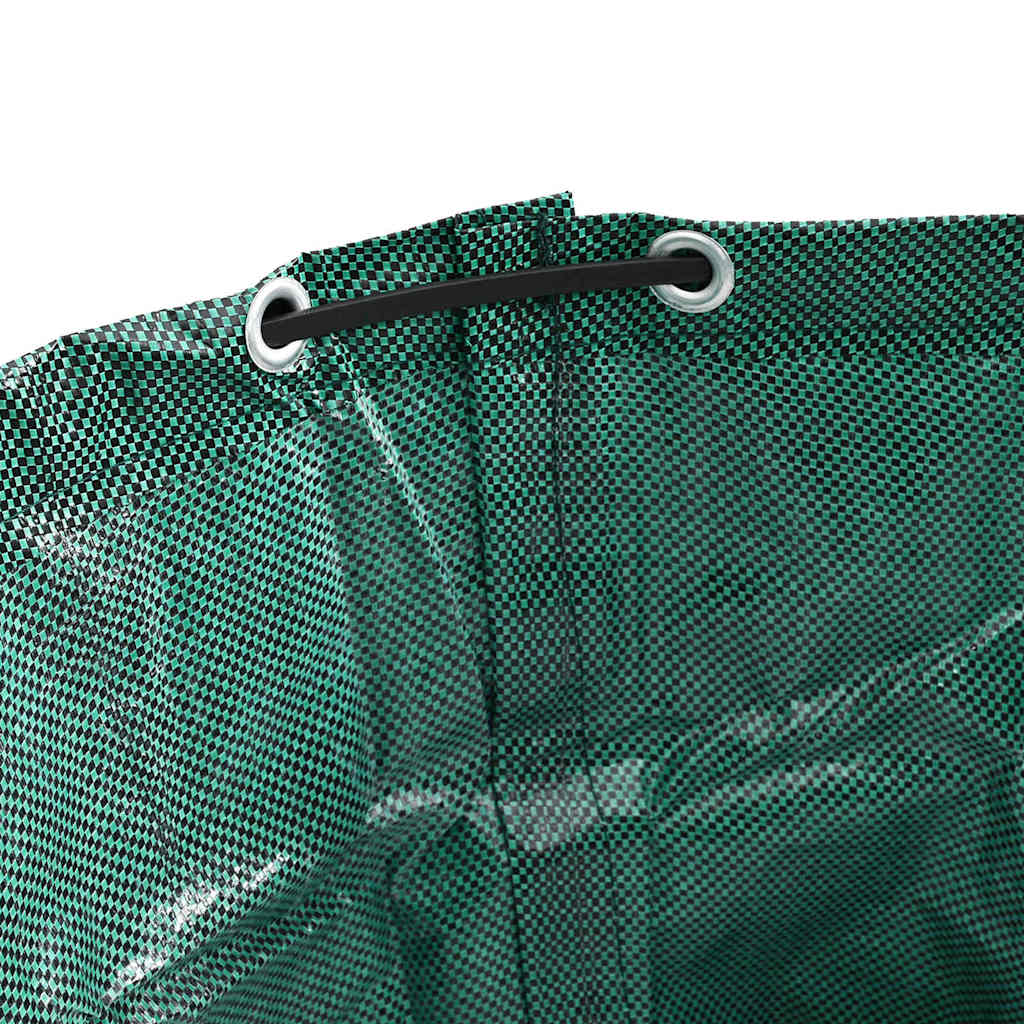 Garden Waste Bags 12 pcs Green 45 x 45 x 76 cm Polypropylene