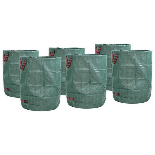 Garden Waste Bags 12 pcs 300 L Green Polypropylene