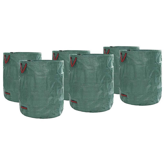 Garden Waste Bags 12 pcs 500 L Green Polypropylene